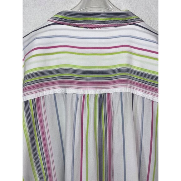 Westbound Woman 3X Short Sleeve Button Up Blouse NWT - Picture 5 of 13